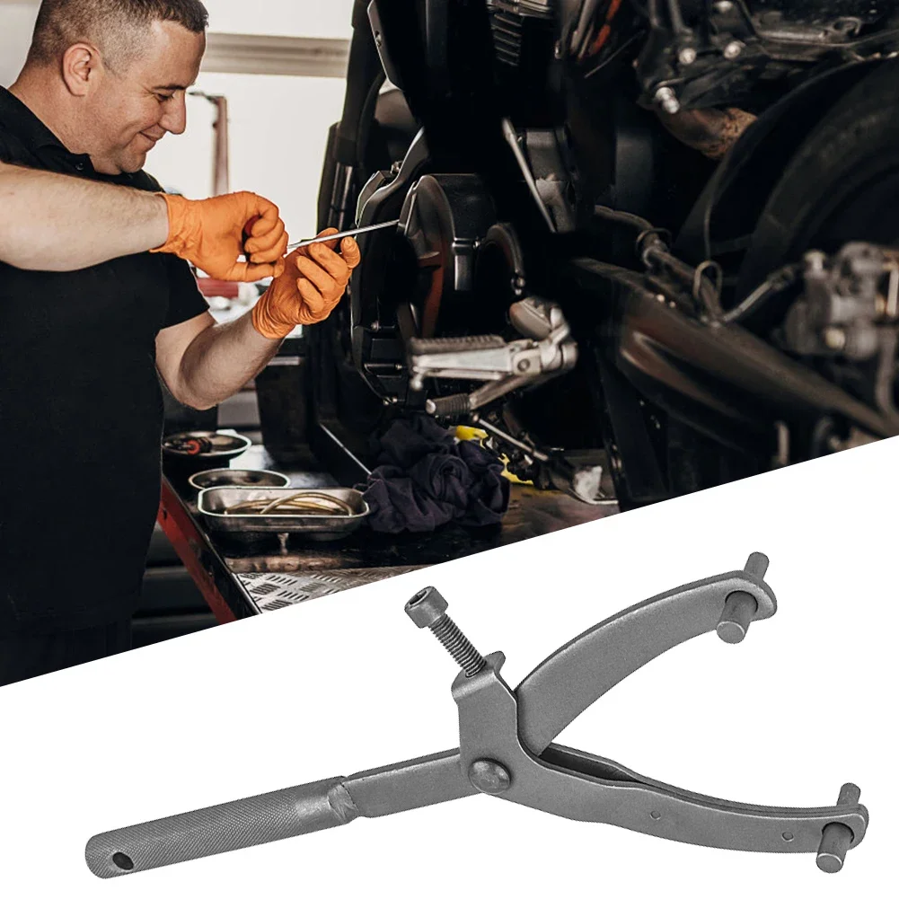 

Magneto Clutch Disassembly Assembly Tool Y-Type Flywheel Wrench Alloy Adjustable Scooter Belt Plate Scooter Moped Maintenance