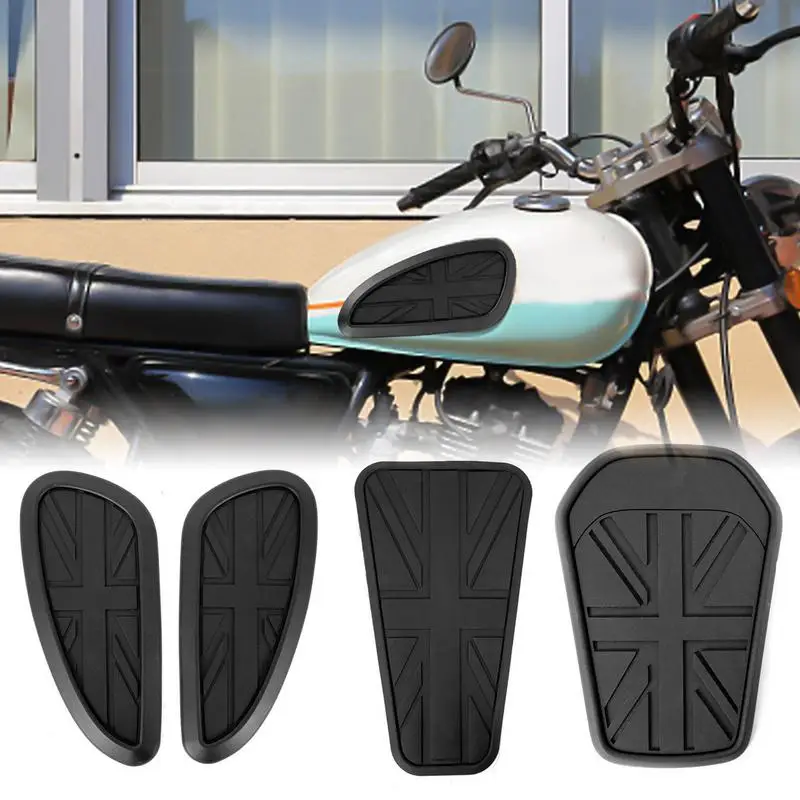 

Universal Motorcycle Anti slip Tank Pad Side Gas Knee Grip Traction Pads Protector Sticker For Royal Enfield Interceptor 650