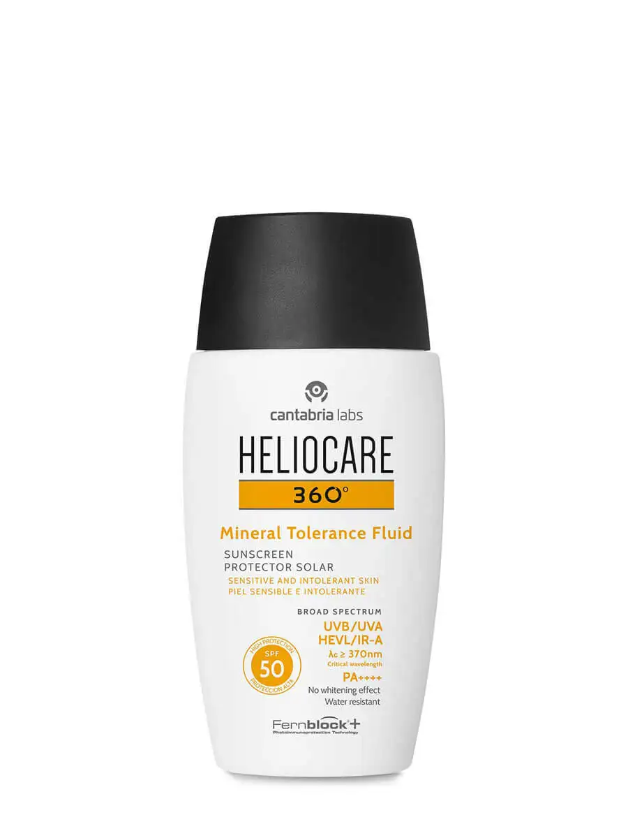 Heliocare 360 ° mineral tolerance fluid spf 50 50ml-high sunscreen for sensitive and intolerant skin