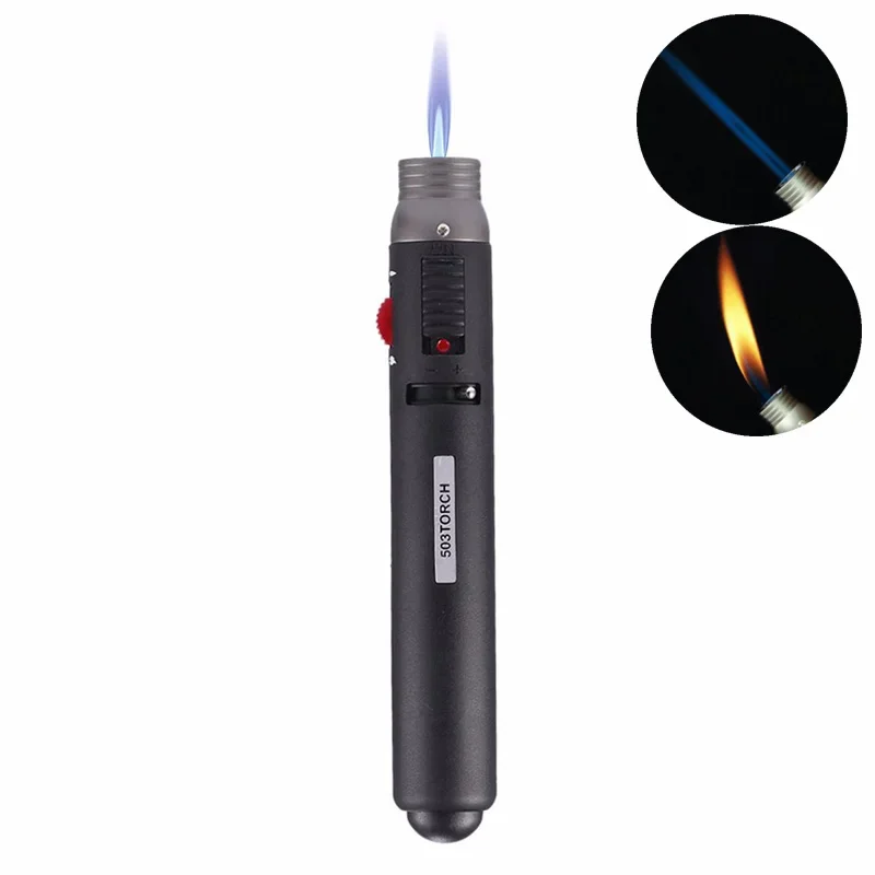 

Mini Jet Pencil Flame 503 Torch Butane Gas Welding Soldering Lighter Adjustable 2 Kinds Flame