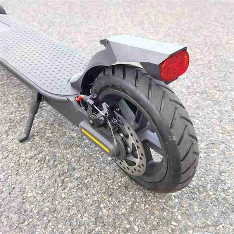 Mudguard Tail Light Kit Replacement Accessories With License Plate Flap For Xiaomi Electric Scooters, PRO 2 White