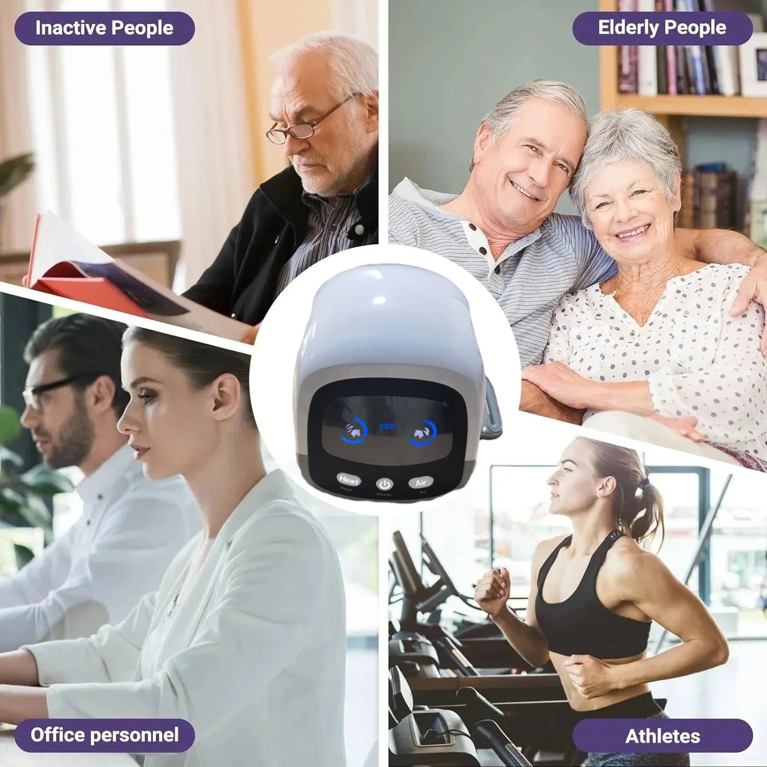 

Fast Pain Relief Solution - Smart Laser Infrared Hot Compress Massager for Knees and Shoulders, Eases Arthritis Discomfort