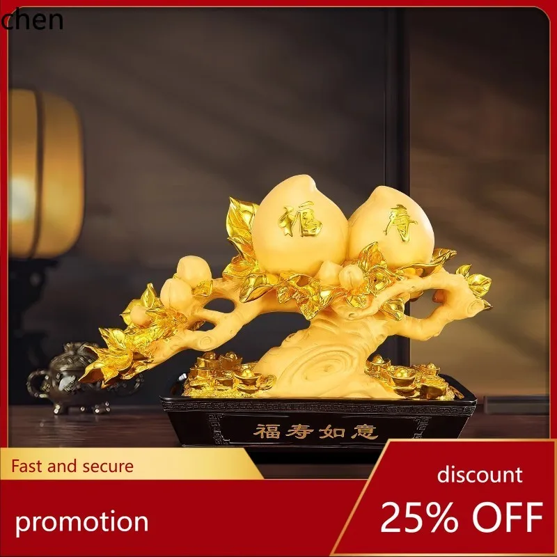 

CZ Shoutao Ornament - A creative birthday gift for elders to wish them a happy birthday