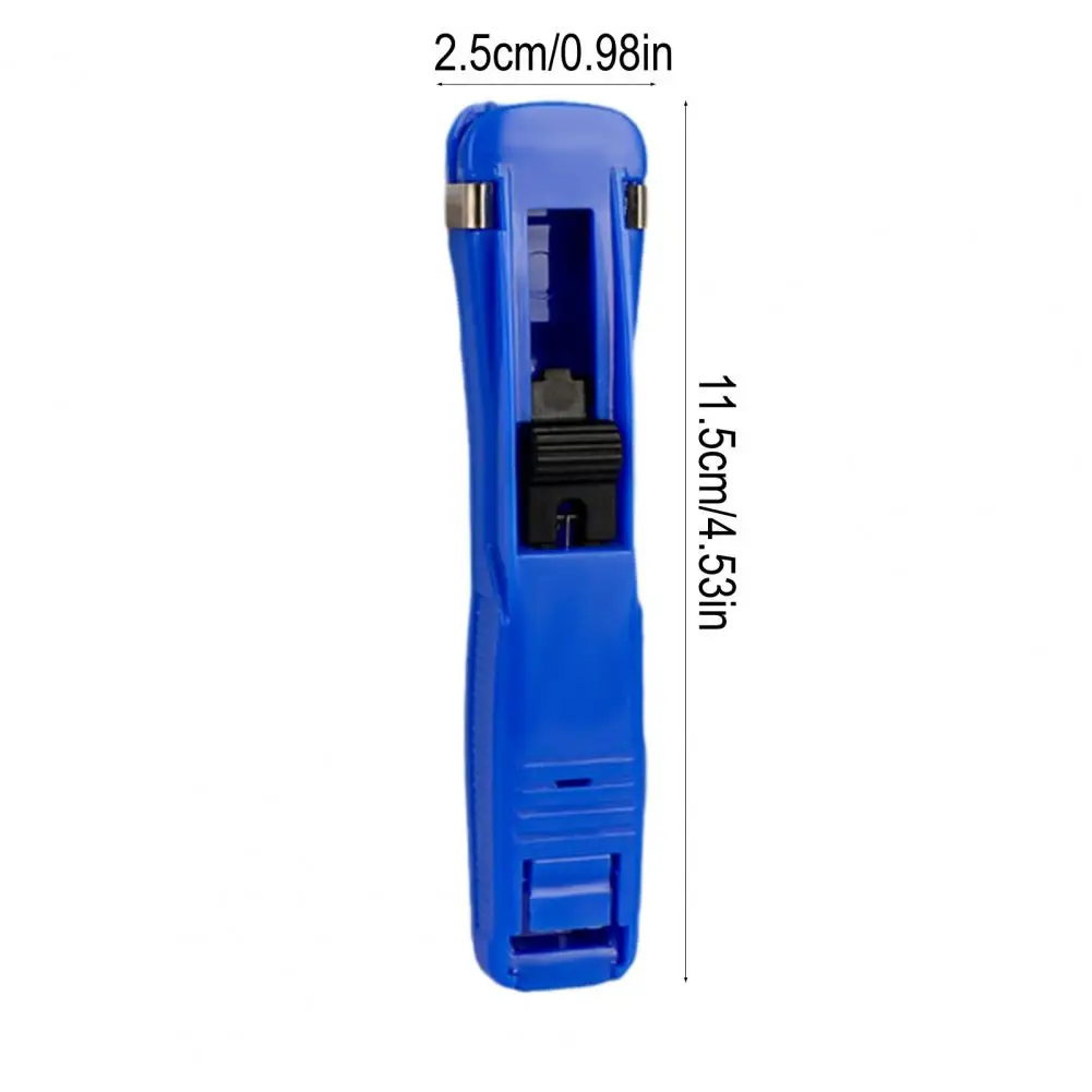 Picture 7: Portable Binder Clip Stapler No Hole Punching Metal Clip Stapler Reusable Office Document Binder Dispenser for Office And Home