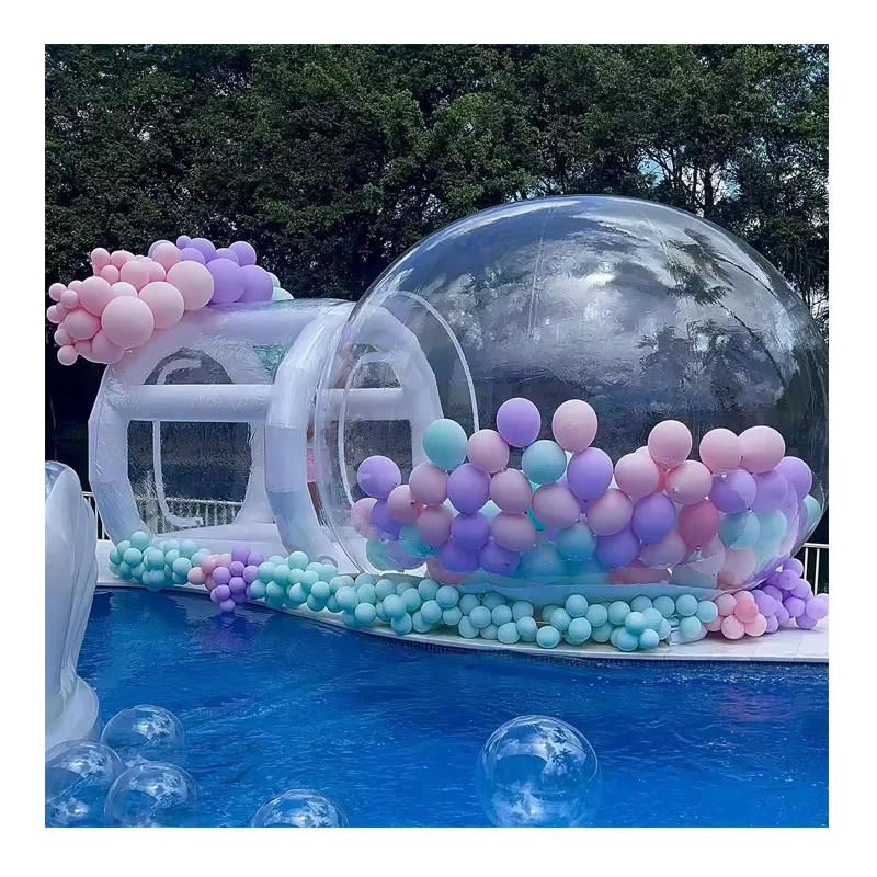 House Room Inflatable clear Domes Kids  Tebt Bouncy Tent Inflatable Balloon Dome Bubble Tent Ball Tent