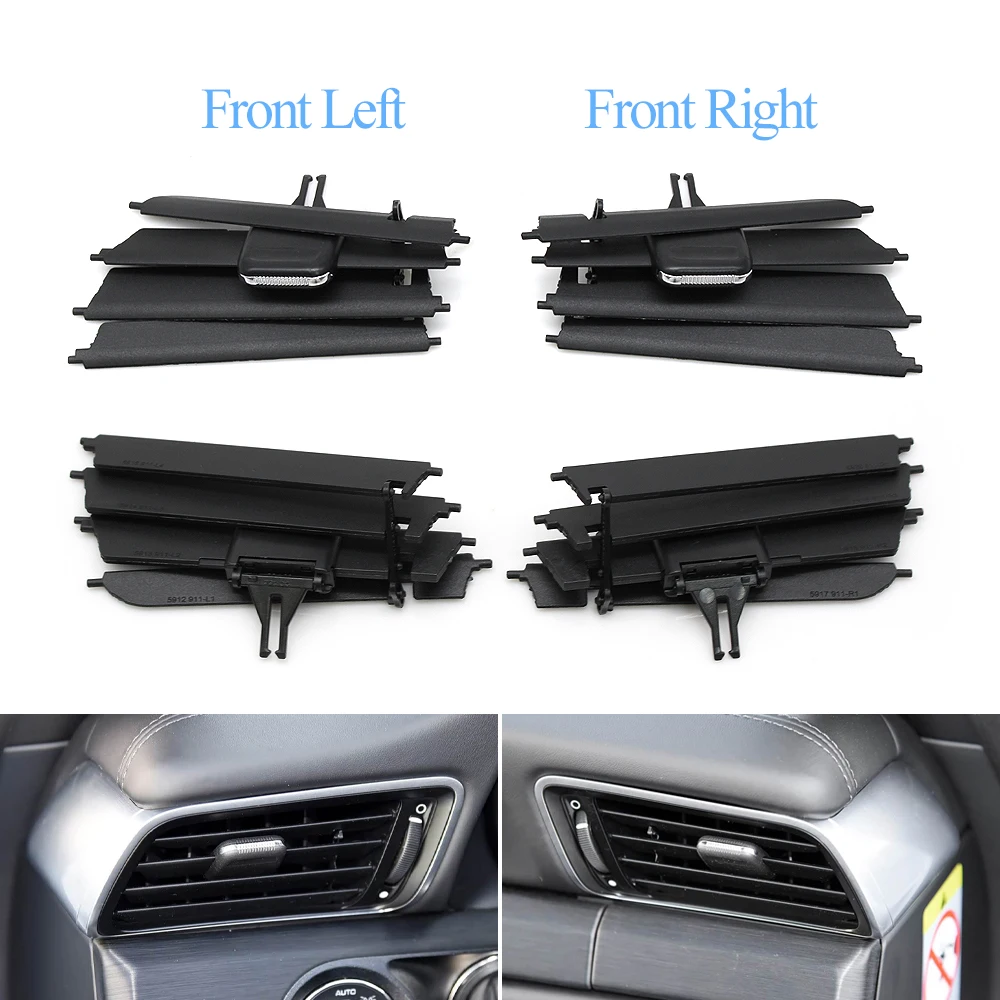 ​Car Left Right Middle Air Conditioner AC Vent Grille Repair Kit For Porsche 911 Carrera GT2 GT3 Turbo Targa 991 99155214100