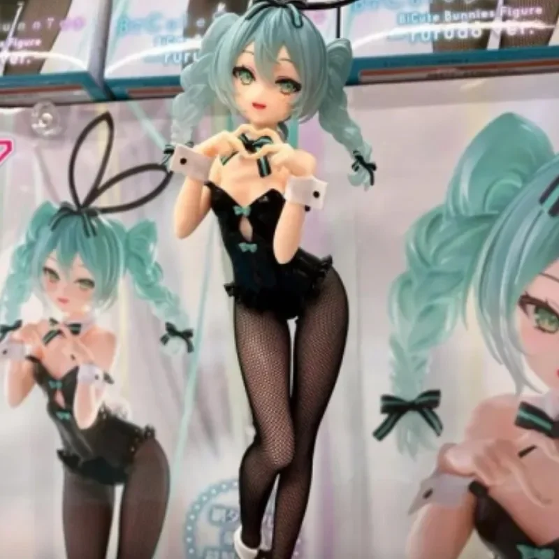 27cm Anime Action Figures Original Furyu Bicute Bunnies Figure Hatsune Miku Rurudo Ver. Collection Toy Pvc Model