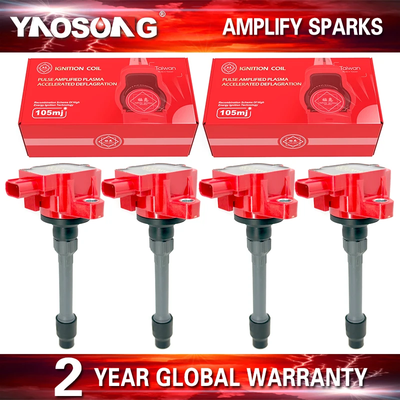 Ignition Coil for Honda Civic 1.5 Turbo L15B8 Insight Accord Clarity CRV 2.0 Hybrid RDX TLX 30520-59B-013 CM11-124A UF781