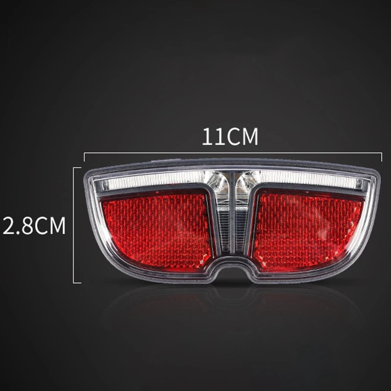 6V LED E-Bike Tail Light Electric Bike Rear Rack Brake Lamp for BBS BBS01B BBS02B BBSHD Mid Drive Motor