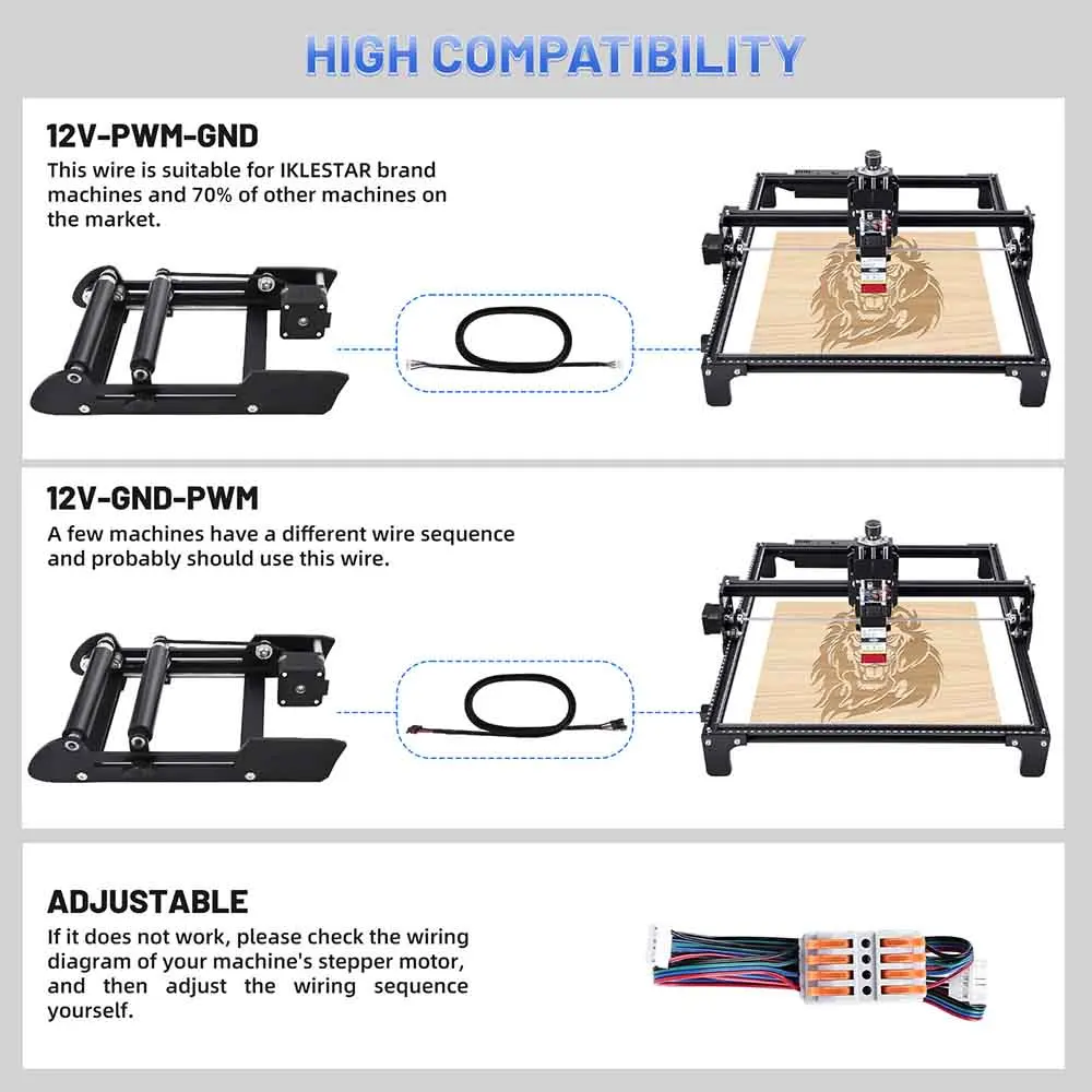 Y-Axis Rotary Roller Engraving Module for  Engraving Cylindrical Objects for Restaurants Retail Hotels & Industries