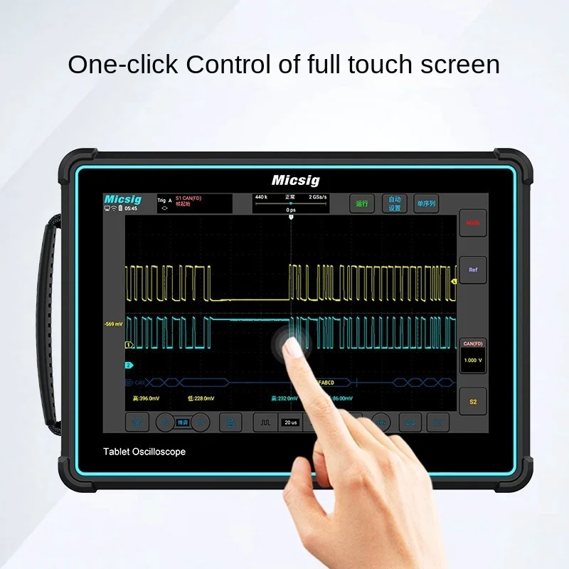 Micsig ATO1004 4Channel 300MHz Flat Panel Full Touch Computer Version Automotive Maintenance Automotive Diagnostic Oscilloscope