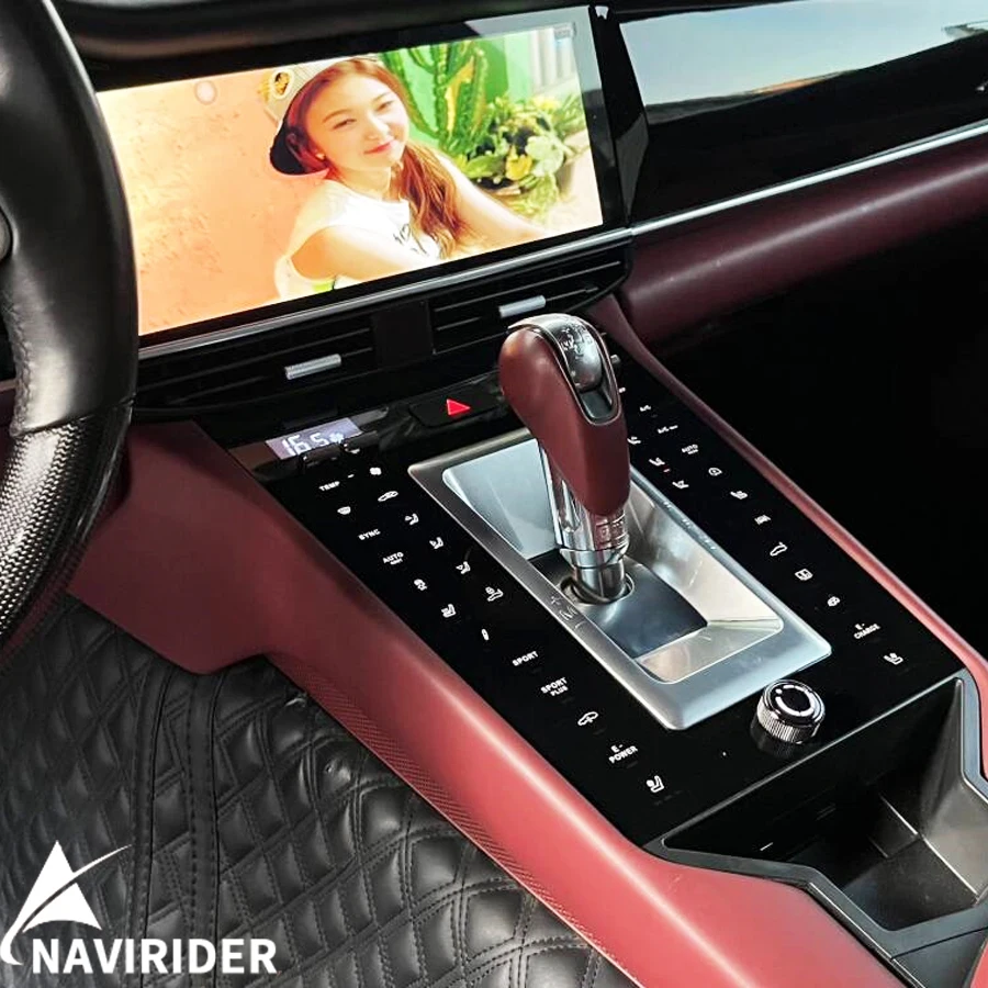 Car Center Console Saddle Touch Dashboard Carplay For Porsche Panamera 2010 - 2017 Panel Radio Electric Air Conditioning Vents