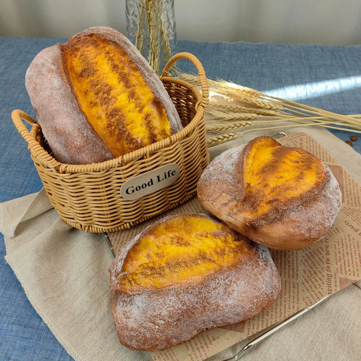 

Artificial RU-style BreadBread Fake Food Model PU Simulation Bread Bakery Shop Window Display Photography Props Home Decoration