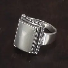 Sterling Silver Lucifer Ring with Onyx #3