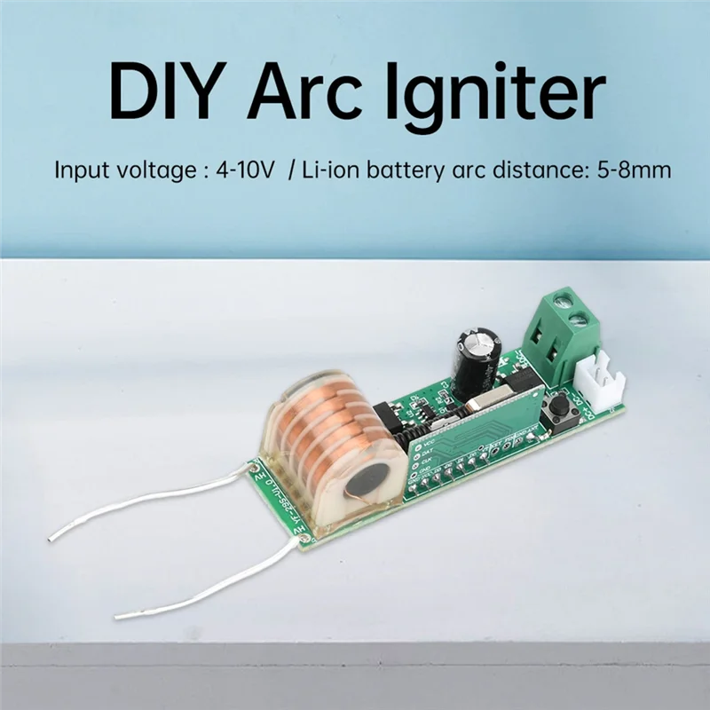 DC 4-10V Pulse Arc Igniter YF-29S แรงดันไฟฟ้าสูงไดรฟ์บอร์ดไฟแช็กอิเล็กทรอนิกส์ชุดโมดูลจุดระเบิดแพคเกจ-ABVP