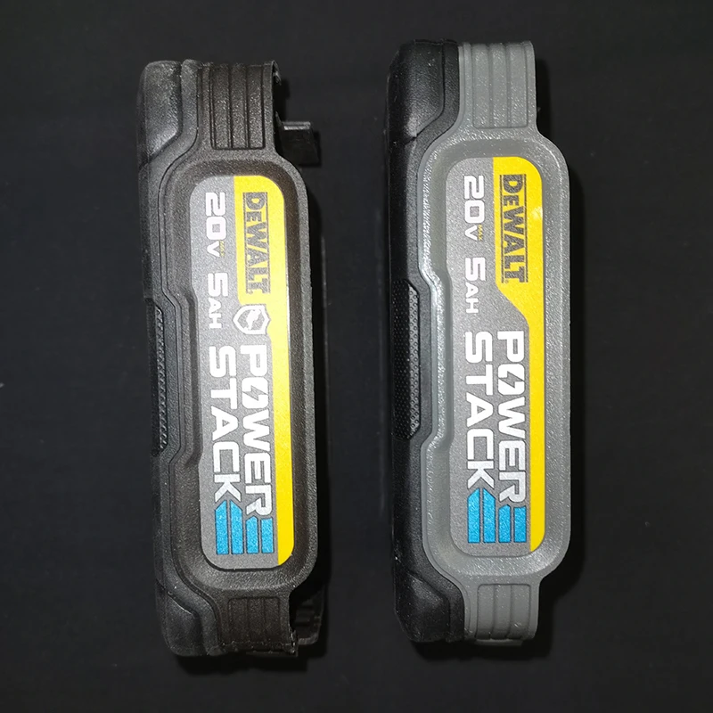 Imagem -04 - Dewalt-bateria Original Shell Dcbp520 Dcbp520g 20v 5.0ah Poder Etiqueta Prova do Óleo Anti Corrosão Preto Amarelo Shell Somente