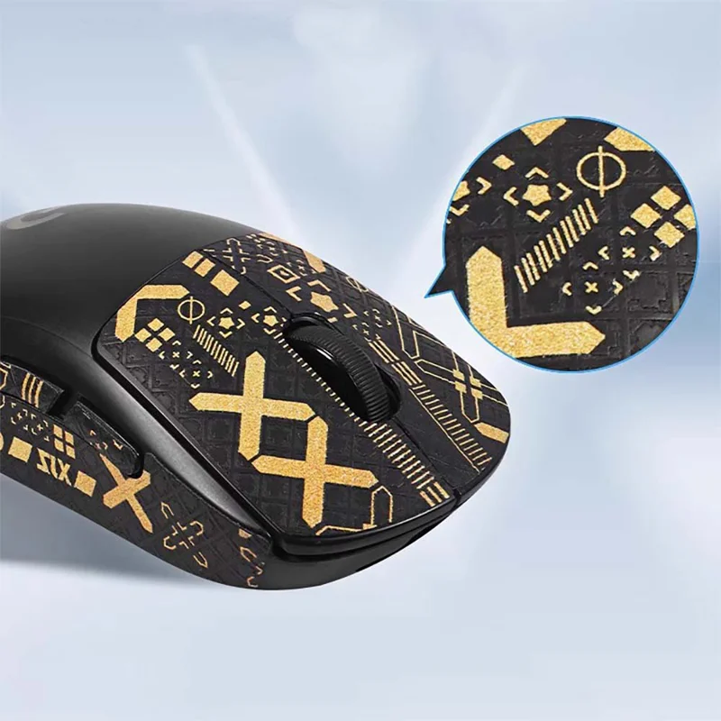 Mouse Grip Tape For Logitech G PRO X SUPERLIGHT Sticker Non Slip Suck Sweat Mouse Grip Sticker For Logitech G Pro-No Battery