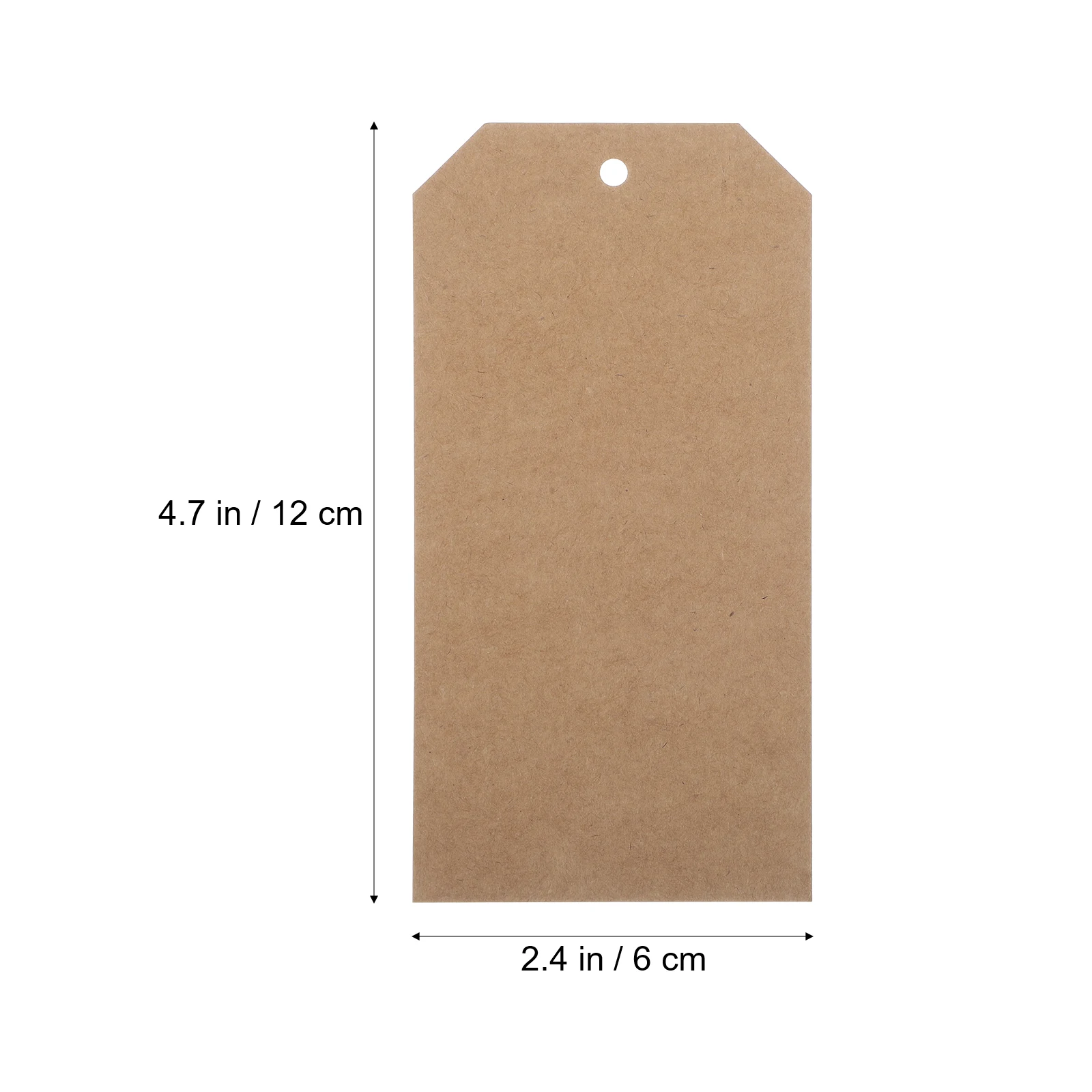 

200 Pcs Kraft Paper Hang Tag Wire Tags Color Labels Shipping Clothing Bride