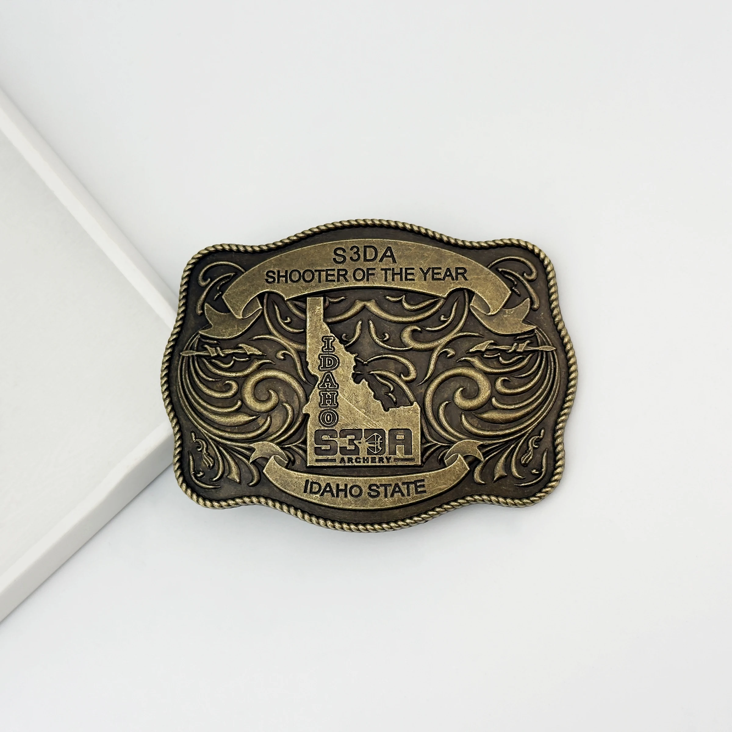 1 Buah Kepala Gesper Sabuk Pola Lucu S3DA Gaya Panas Barat Lintas Batas Terbuat dari Campuran Seng, Gesper Halus untuk Pria dan Wo