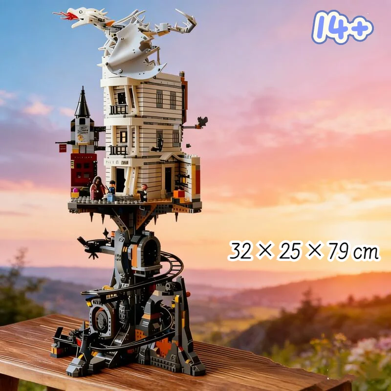 2026 New Good Sales 4803PCS Movie Collection Of Bank Building Models Home Decoration Toys For Christmas Birthday Festival Gifts - view 4
