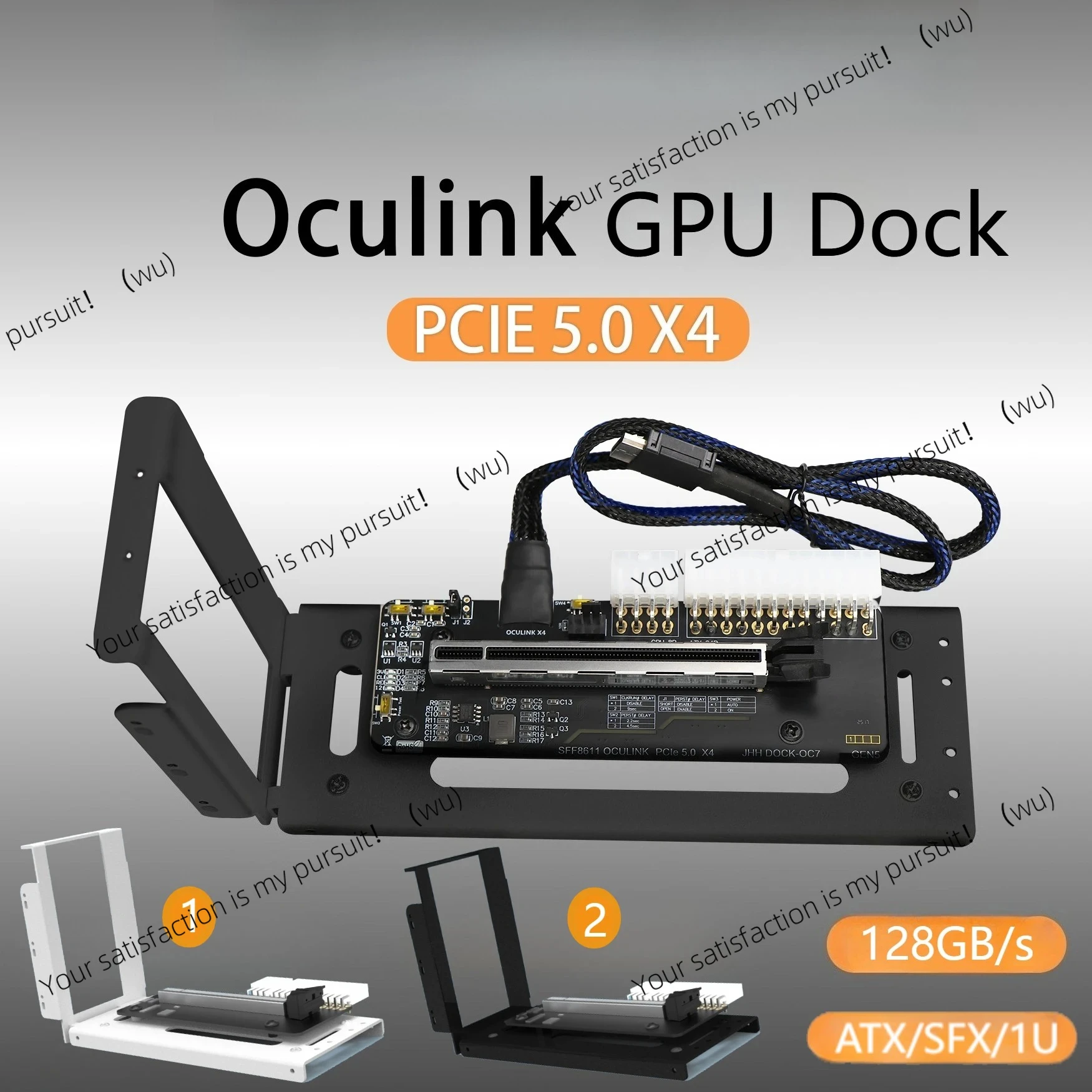 

eGPU OCuLink GPU Dock PCIe 5.0 x4 High Speed GDP Notebook Laptop to External Video Graphics Card M.2 Oculink SFF8611 to PCIE X16