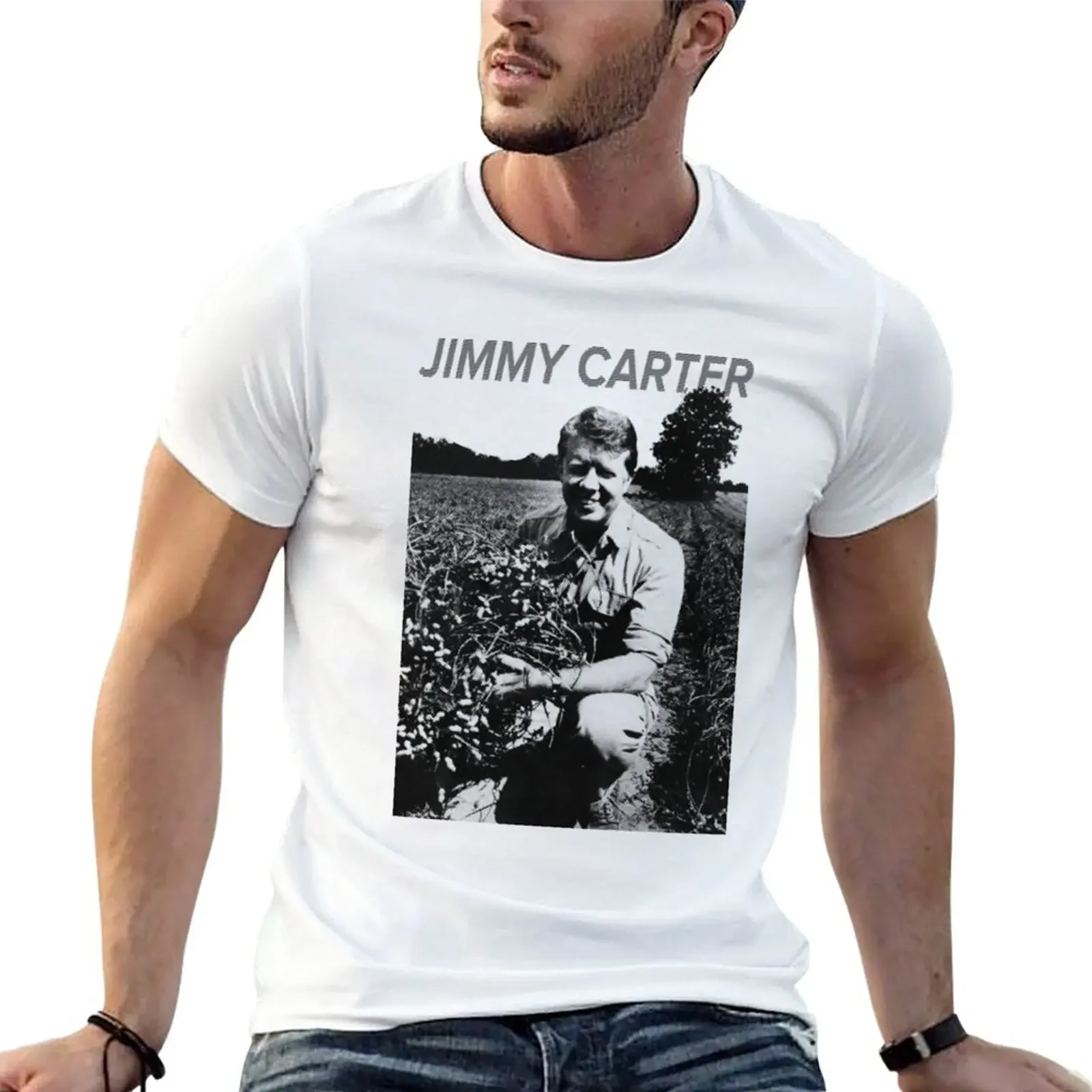 

New Jimmy Carter T-ShirtRetro Jimmy Carter - Peanut farm T-Shirt custom t shirt oversized t shirt men clothes