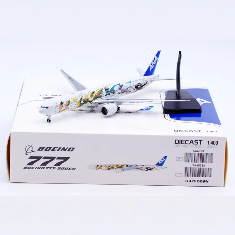 

SA4033 Alloy Collectible Plane Gift JC Wings 1:400 All Nippon Airways ANA Boeing B777-300ER Diecast Aircraft Jet Model JA784A