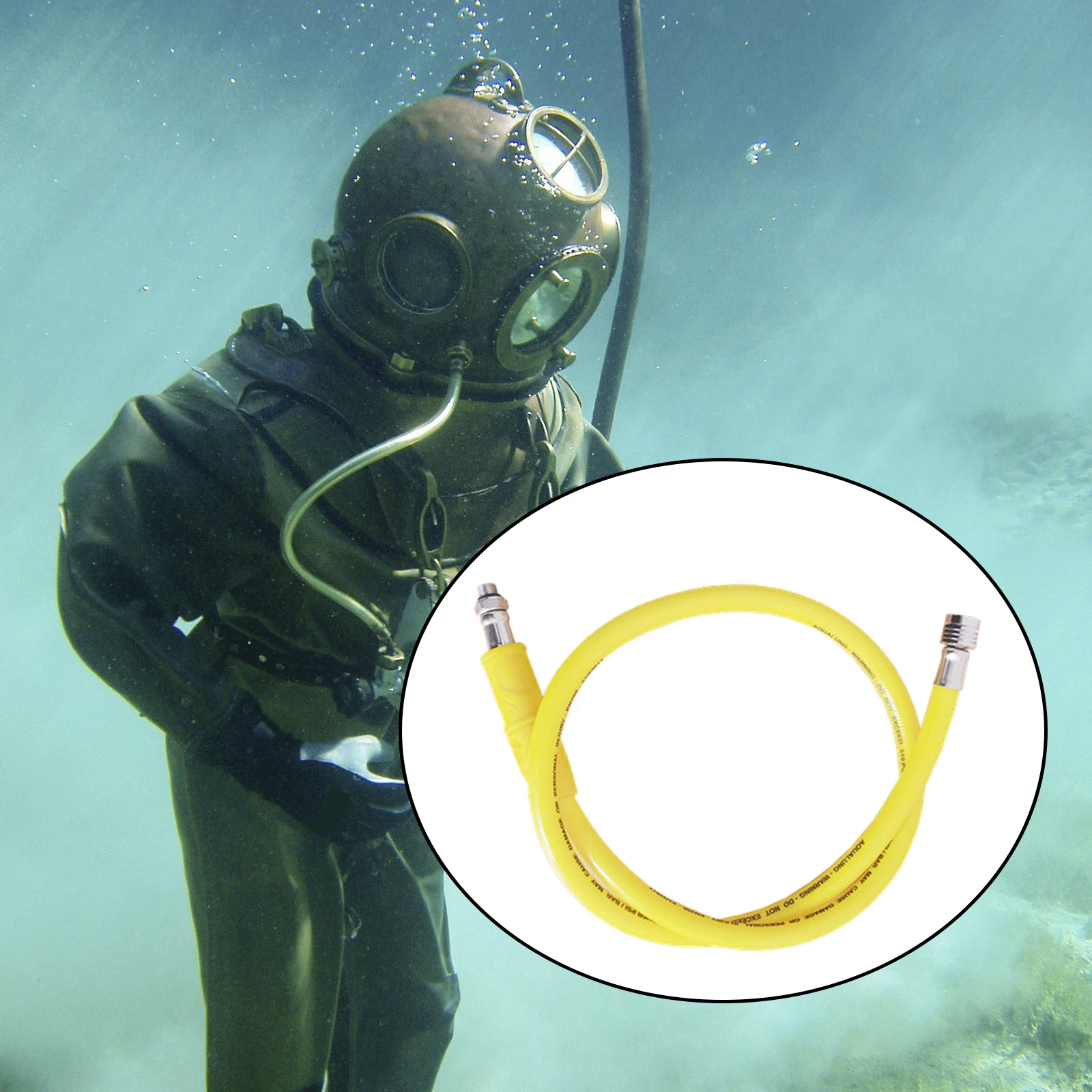 Scuba Diving Regulator Snorkel Medium Pressure Hose for Scuba Diving Water Sports Non-toxic Diving Equipment Safe and reliable