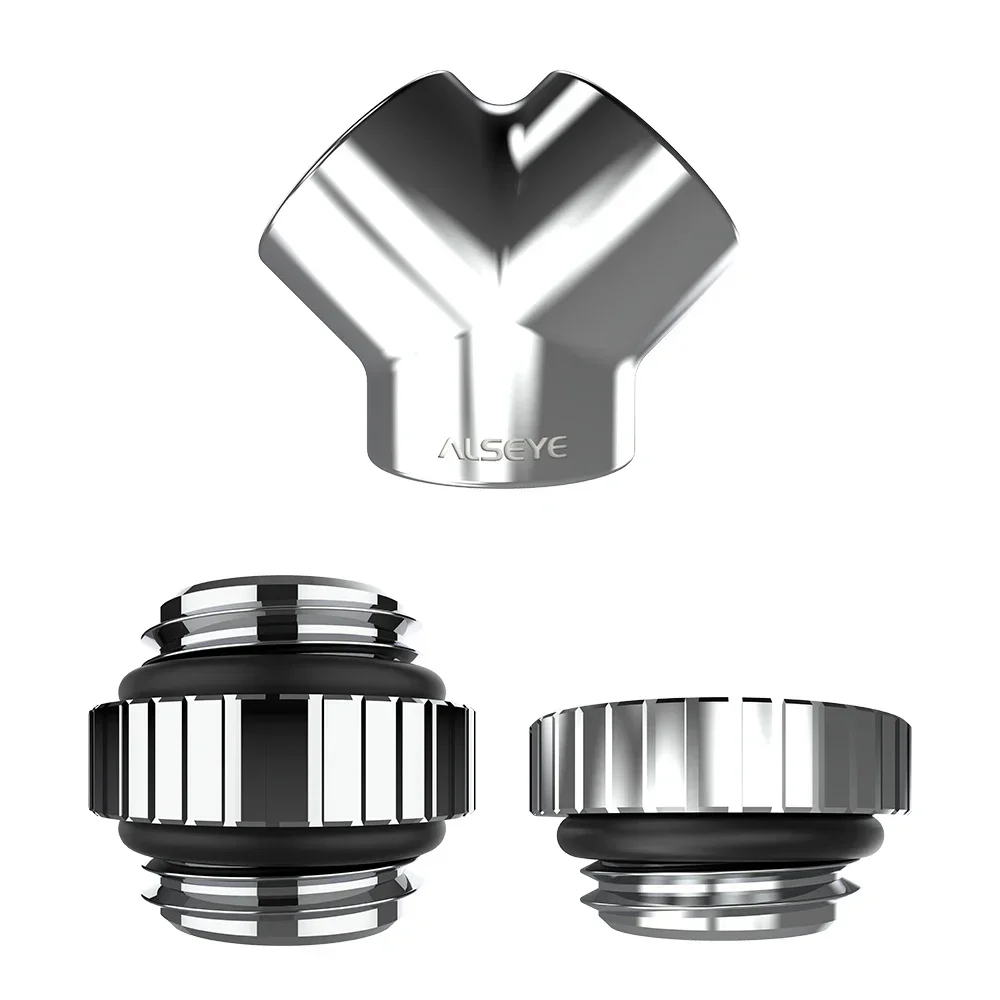 ALSEYE – réservoir de pompe de bloc CPU avec ventilateur LED, dissipateur de chaleur pour ordinateur liquide tout-en-un, connecteurs de refroidissement par eau, refroidisseur de 360mm, bricolage