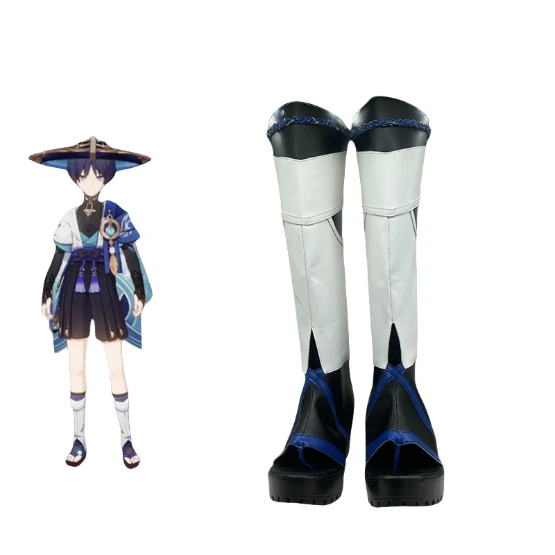 Balladeer Cosplay Anime Game Wanderer Boots Shoes