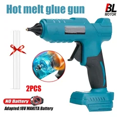 Per Makita 18V batteria al litio Cordless pistola per colla a caldo pistola per colla per impieghi gravosi regolabile a temperatura utensili elettrici fai da te (senza batteria)