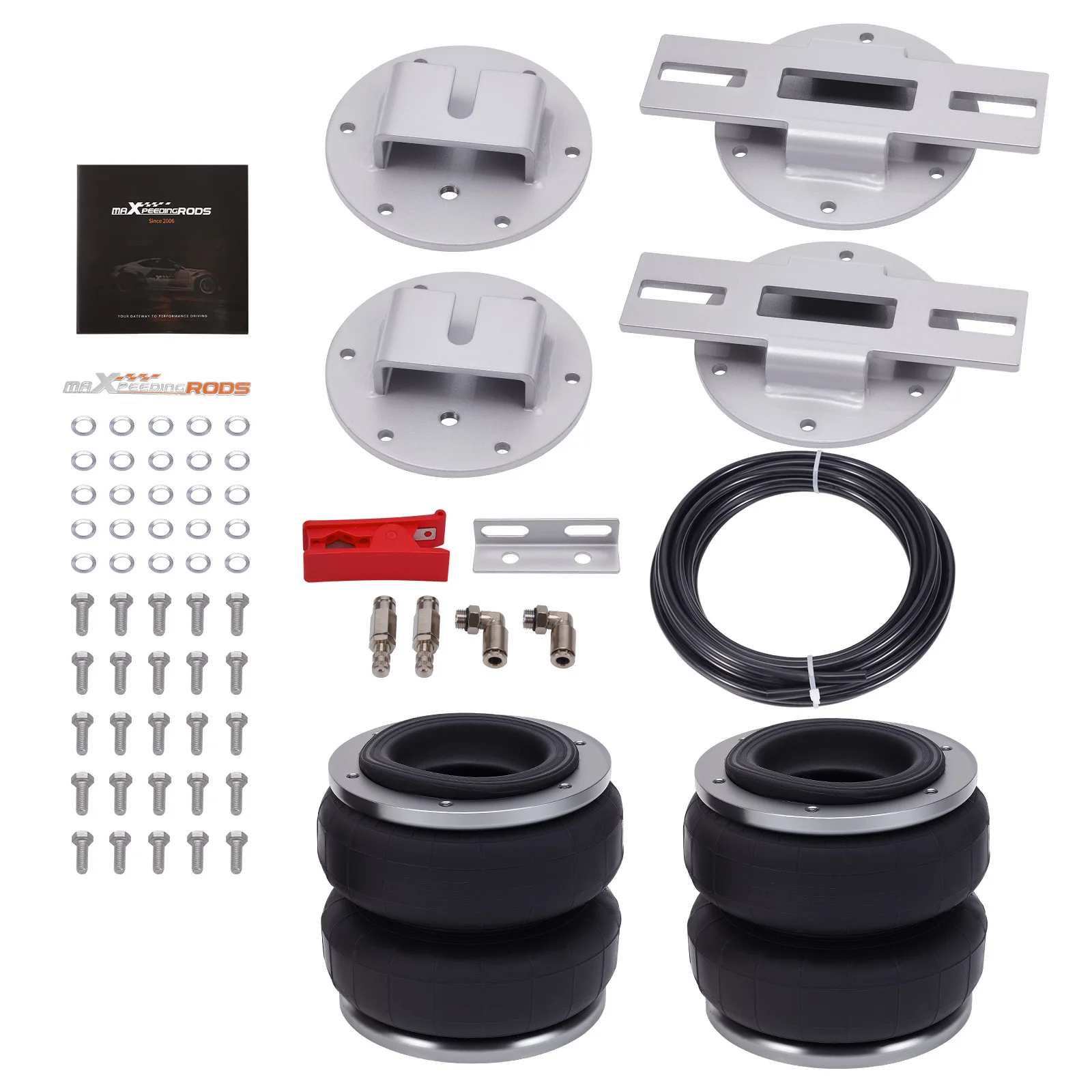 New Rear Left & Right Air Suspension Bag Load Assist Kit for Volkswagen Amarok & for Ranger 2022 Onwards-maXpeedingrods