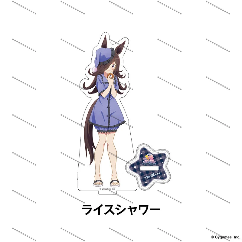 أنيمي جميلة ديربي أرقام سلسلة مفاتيح مصنوعة من الأكريليك حامل نموذج لوحة الصمت سوزوكا تأثيري سطح المكتب ديكور عرض المشجعين الهدايا 15 سنتيمتر