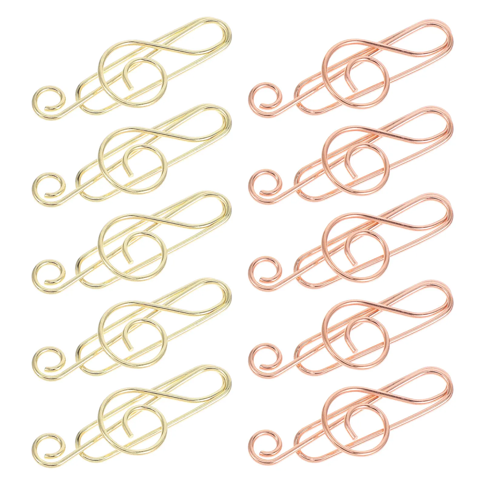 

40Pcs Musical Paper Clips Cool Metal Page Marking Clips for Books Notes Diary Holding Office School Document Management
