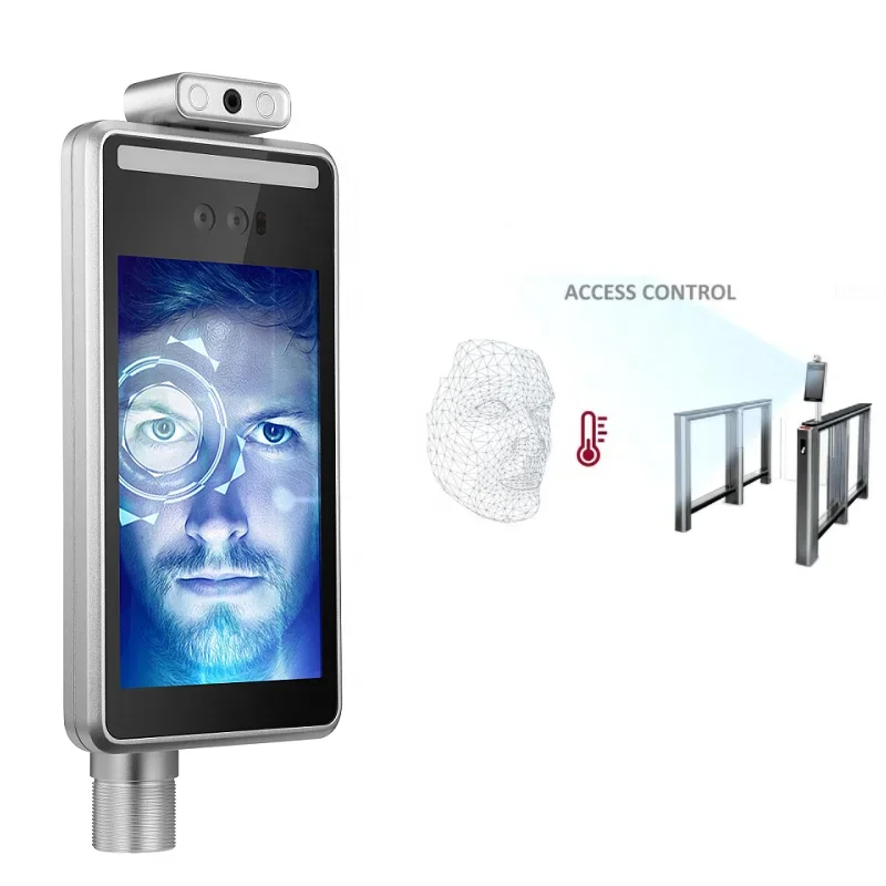 Ai Face Recognition Door Access System Smart Security Temperature Thermal Face Recognition Camera