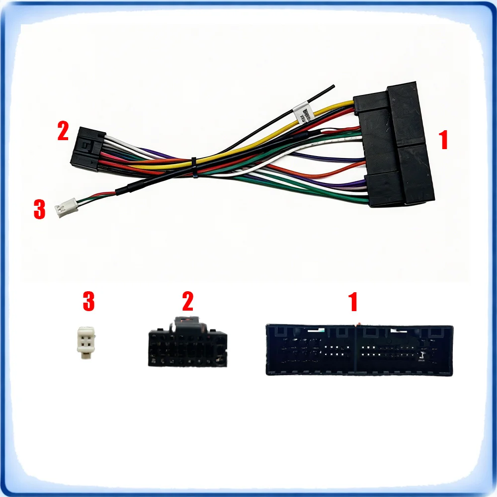 

16Pin Wiring Harness Adapter for Car Android – For Hyundai Tucson, ix35, Sonata, Santa Fe & Kia Sportage, Rio, Sorento