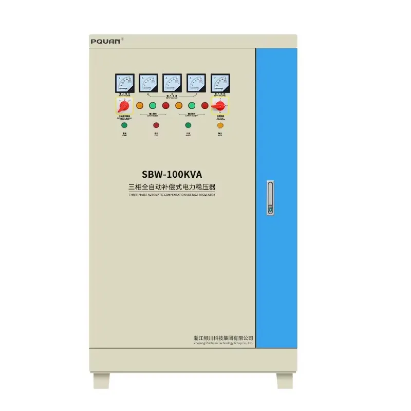 3 Phase AC Automatic Voltage Stabilizer Sbw Fully Automatic Copper Digital Display High Efficiency 50-3000kva 50-60Hz