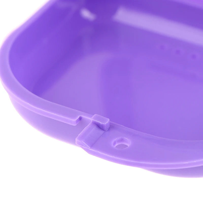 Zahnprothesen-Aufbewahrungsbox Zahnspangen-Behälter Mundschutz-Container Plastik Mundhygiene-Zubehör Tablett Zahnmedizinisches Geräteetui – Detail 8