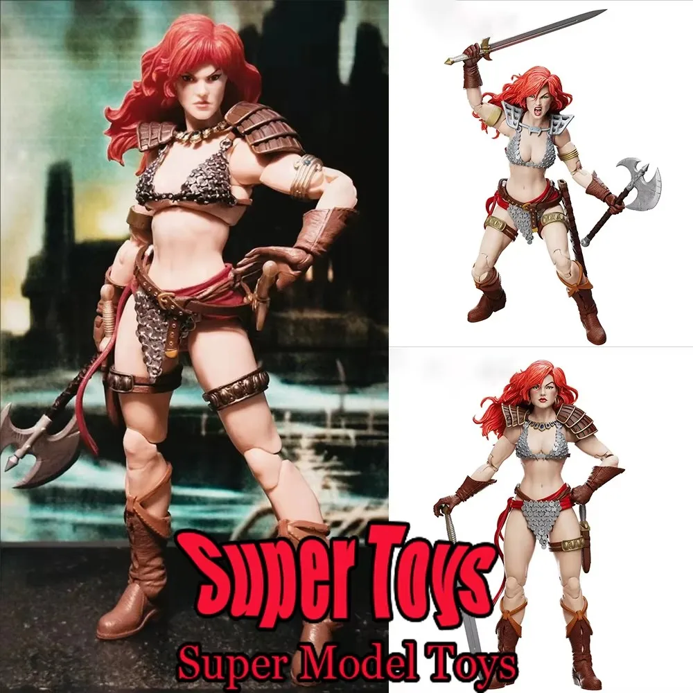 

В наличии BFS масштаб 1/12, женский солдат, красный Sonja Epic Hacks, Deluxe Edition, полный набор, 6-дюймовая экшн-фигурка, кукла, подарки для фанатов