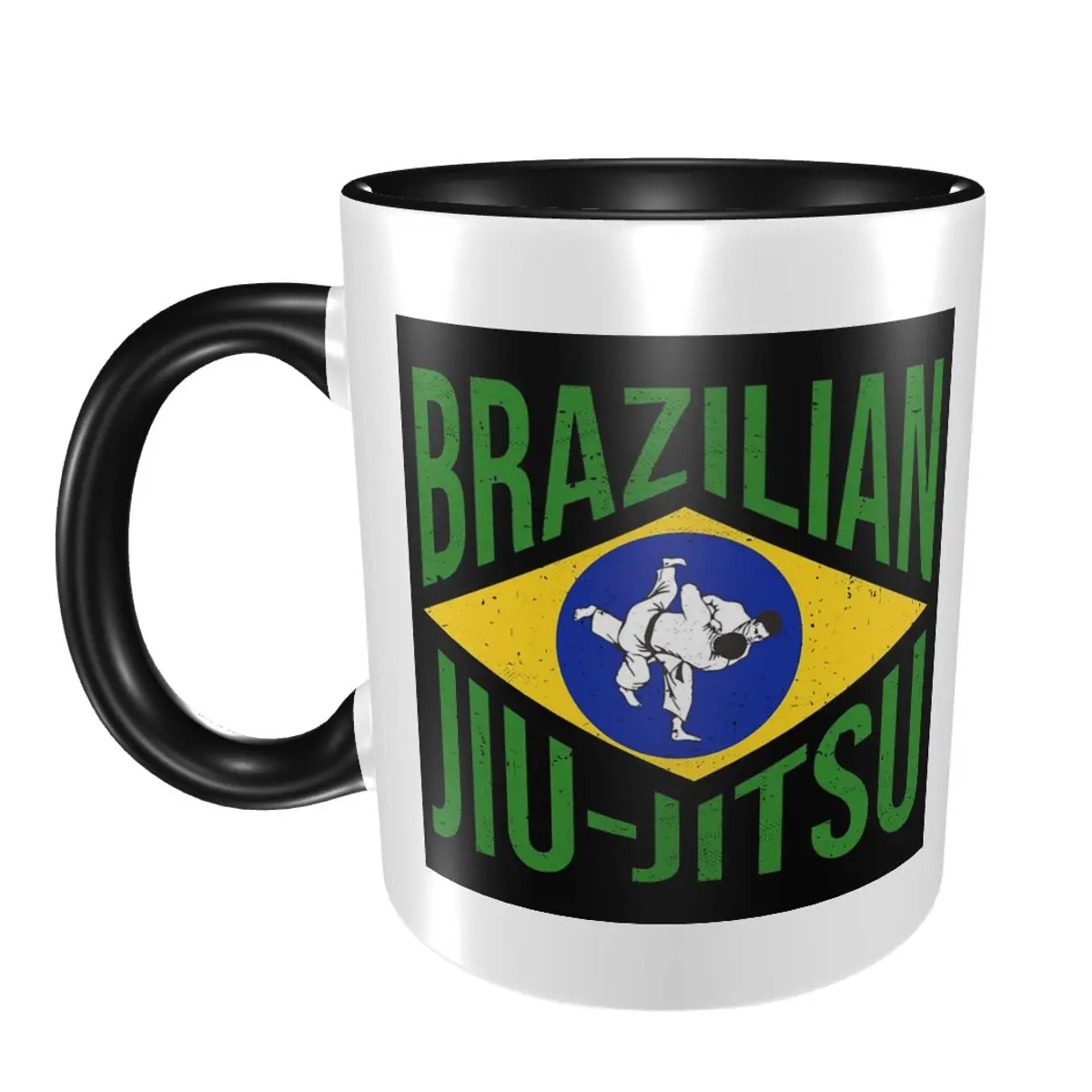 

Brazilian Jiu Jitsu BJJ Gift For Martial Arts Lovers Mug Funny Ceramic Coffee Cups Tea Mugs Milk Cup Drinkware Gifts for Unisex