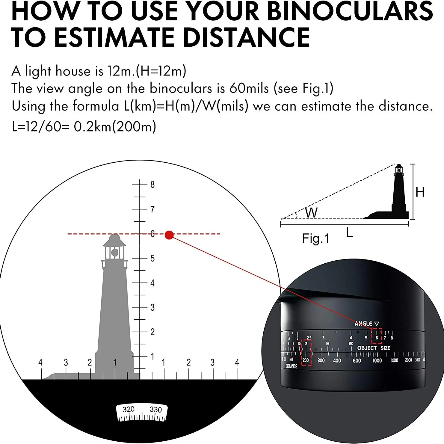 Boshile 10x50 Binoculars Marine Compass Telescope Zoom Rangefinder Navigation Hunting Big Eyepiece Waterproof Nitrogen Bak4