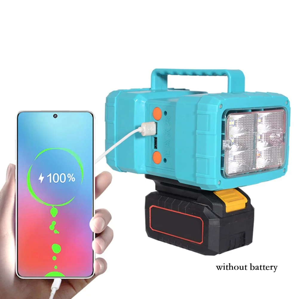 

Lithium-ion Battery LED Work Light, Outdoor Workshop Lighting With USB Charging Port Lithium-ion Battery Light For Lighting Tool