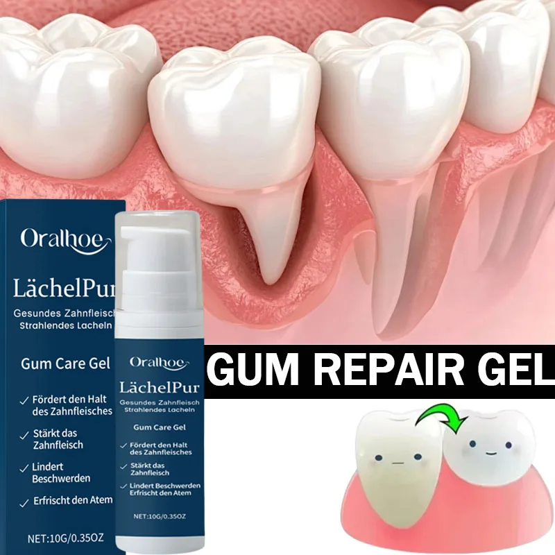 Gum Repair Care Gel Relieve Receding Gingival Swelling Reduce Tooth Damaged Remove Teeth Stain Tartar Deep Cleaning Teeth Gel