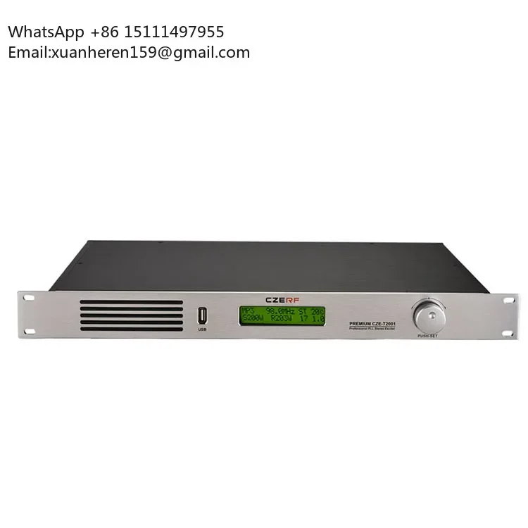 XLR Connector MP3 Audio Input Wireless Audio Transmitter Super Powerful 200W FM Transmitter