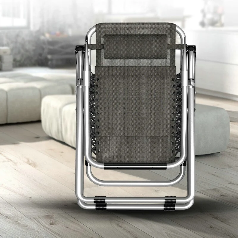 التصميم الحديث في الهواء الطلق داخلي محمول قابل للطي كرسي معدني مريح كرسي صالة كرسي انعدام الجاذبية