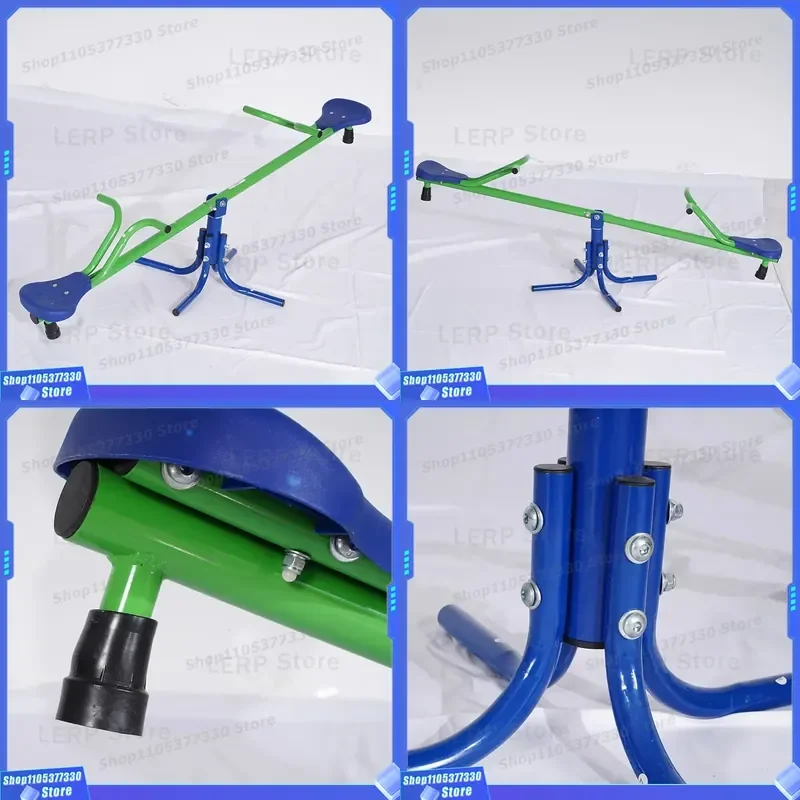 Heavy Duty Outdoor Seesaw for Adults and Kids Playground Equipment Durable Steel Balance Beam Garden Toy for Family Fun