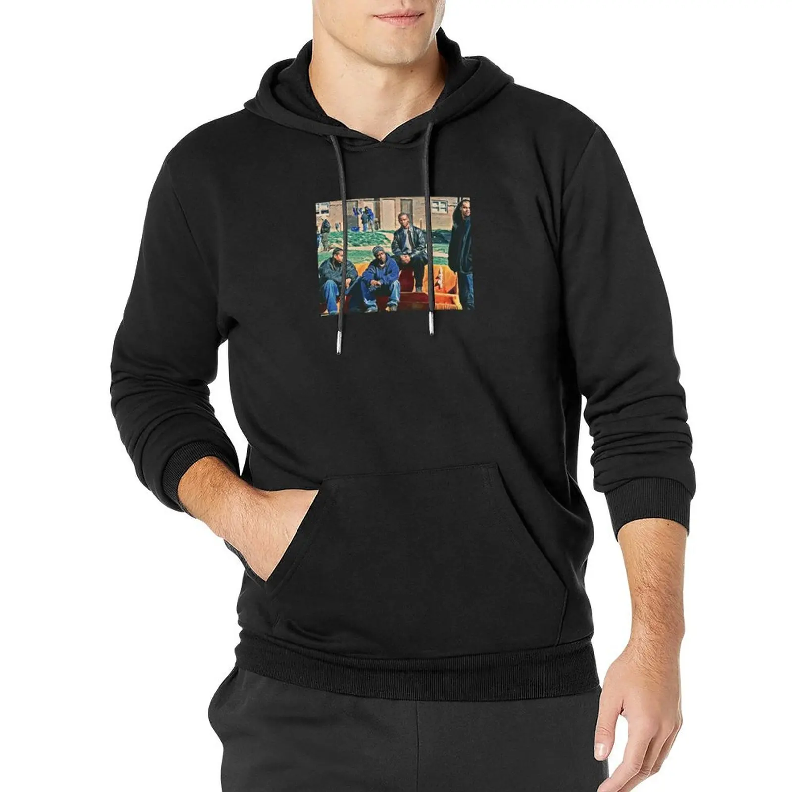 

Hustlers Pullover Hoodie men's sweat-shirt set japanese style hoodie for men