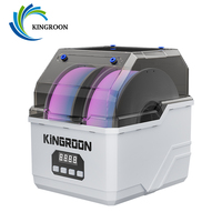 KINGROON 3D Filament Dry Box 2 Rolls Fila-Dryer All-arround Heating Adjustable 40-60°C Drybox 2KG Drying Box For 1KG 250g Spool