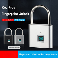 Smart Fingerprint & Code Padlock Waterproof Rust-Proof Outdoor Security Lock for Gate, Cabinet - Anti-Theft Keyless Entry
