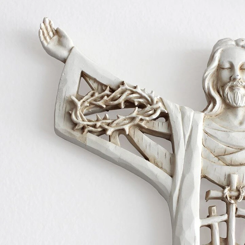 Cristo Resucitado Última Cena Pared para Cruz Colgante Decoración para Comunión Bautismo Regalo Cristiano Accesorios